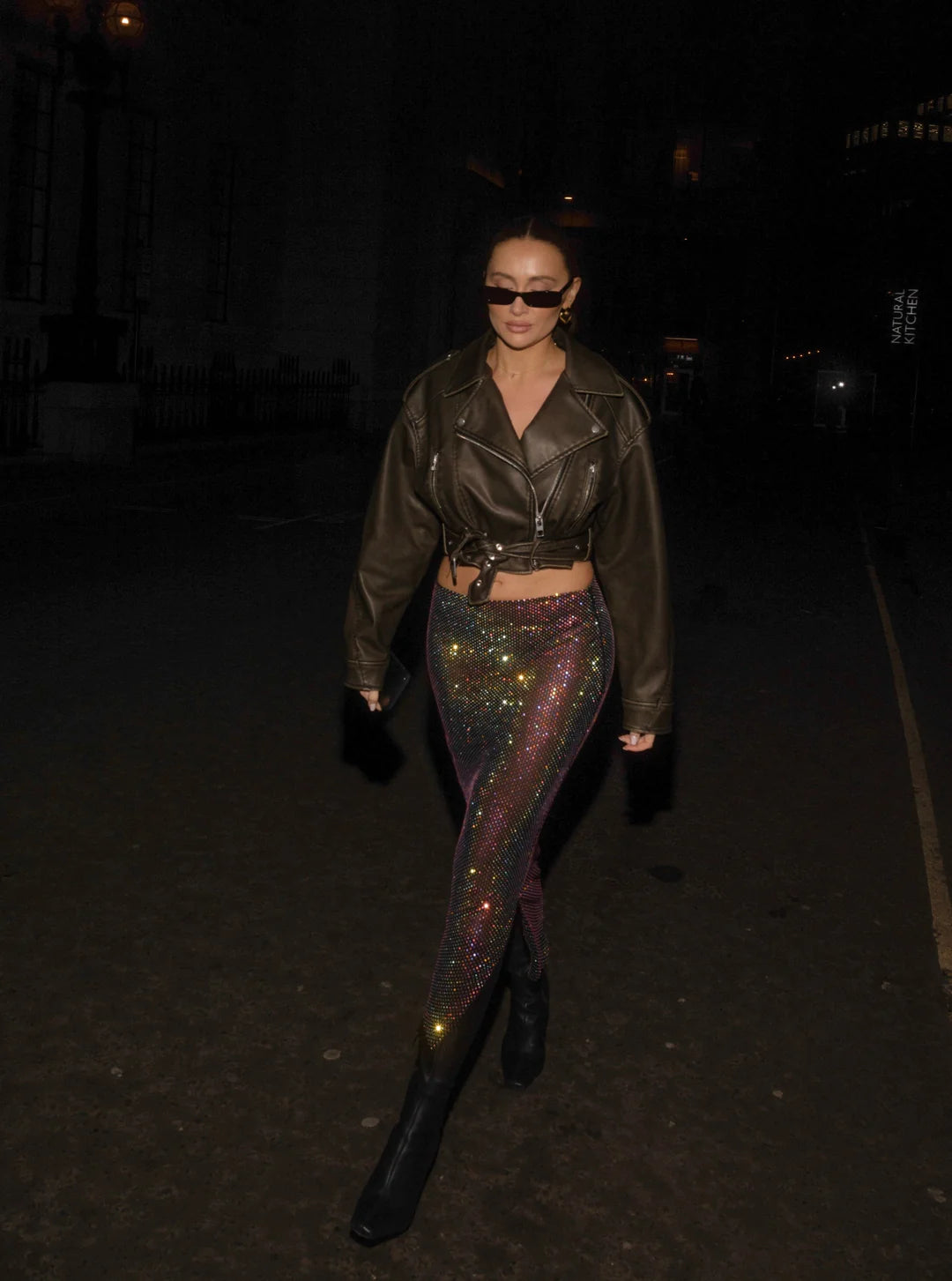 Midnight Sparkle Sheer Skirt