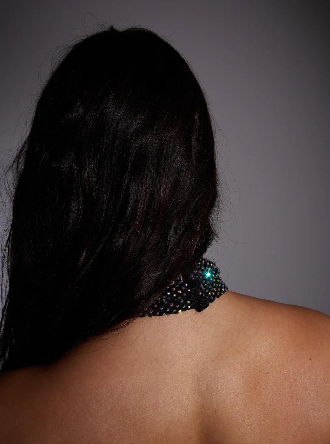 Midnight Sparkle Halter top